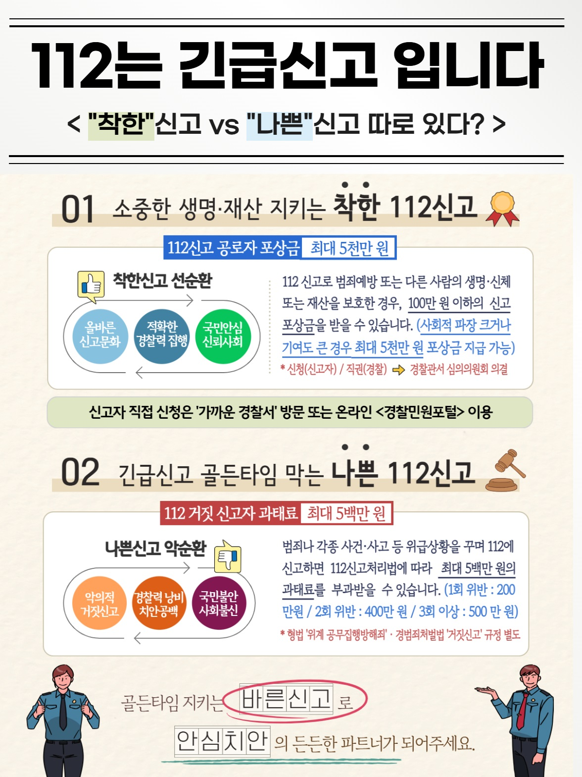 바른신고 정착활동